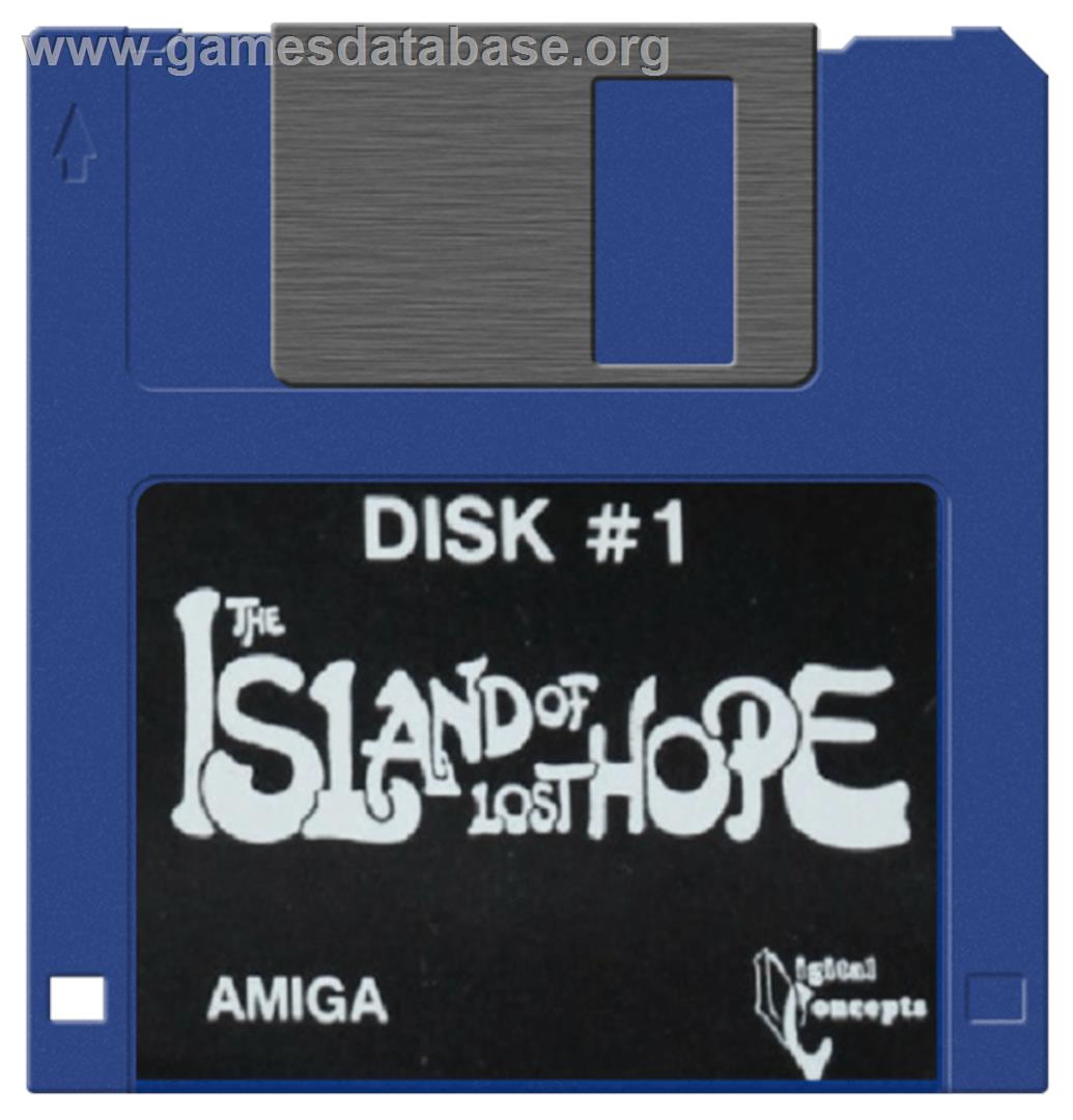 Island of Lost Hope - Commodore Amiga - Artwork - Disc