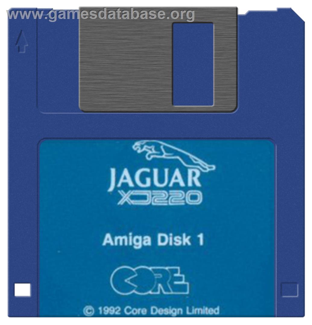 Jaguar XJ220 - Commodore Amiga - Artwork - Disc