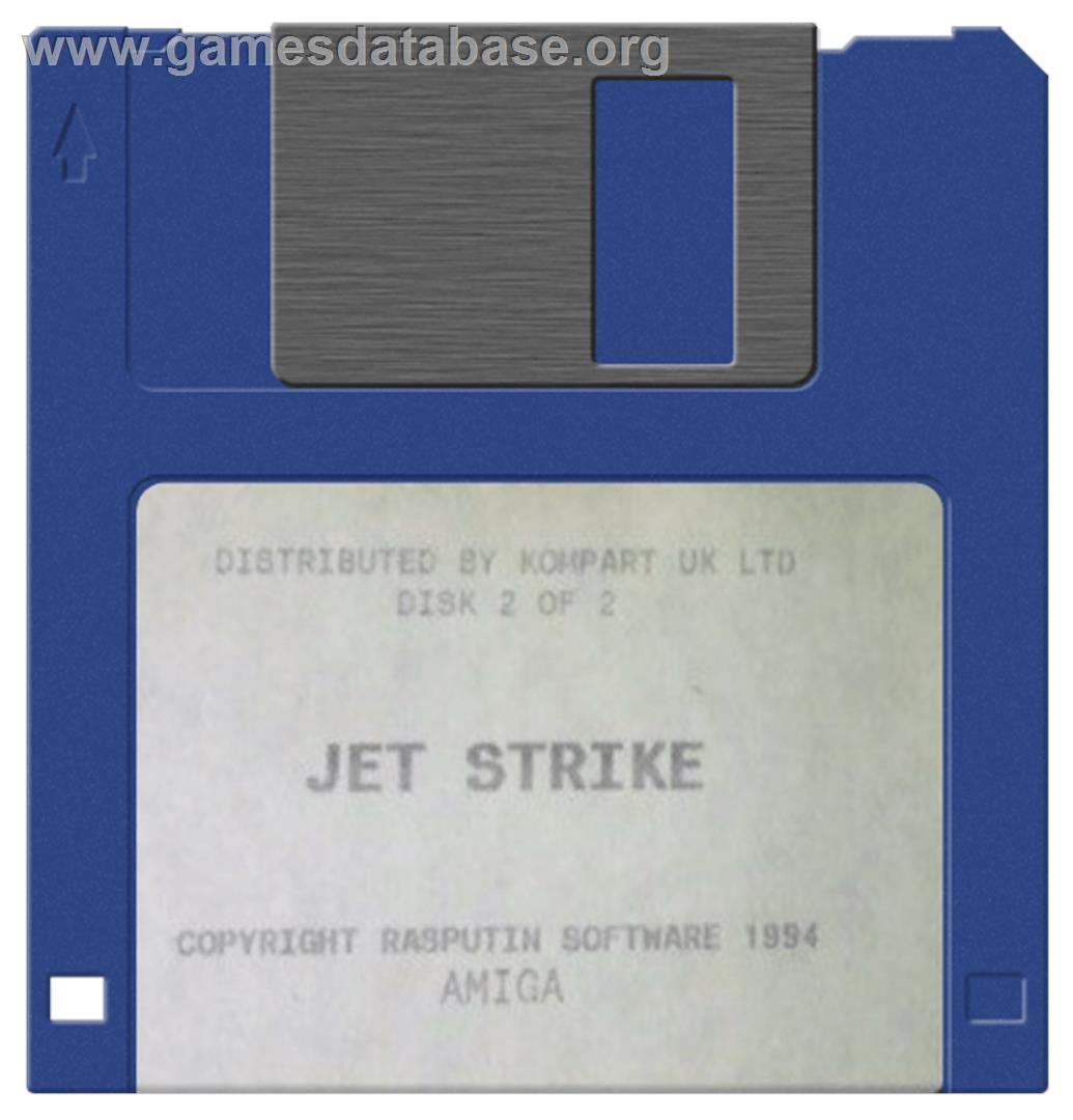 Jet Strike - Commodore Amiga - Artwork - Disc