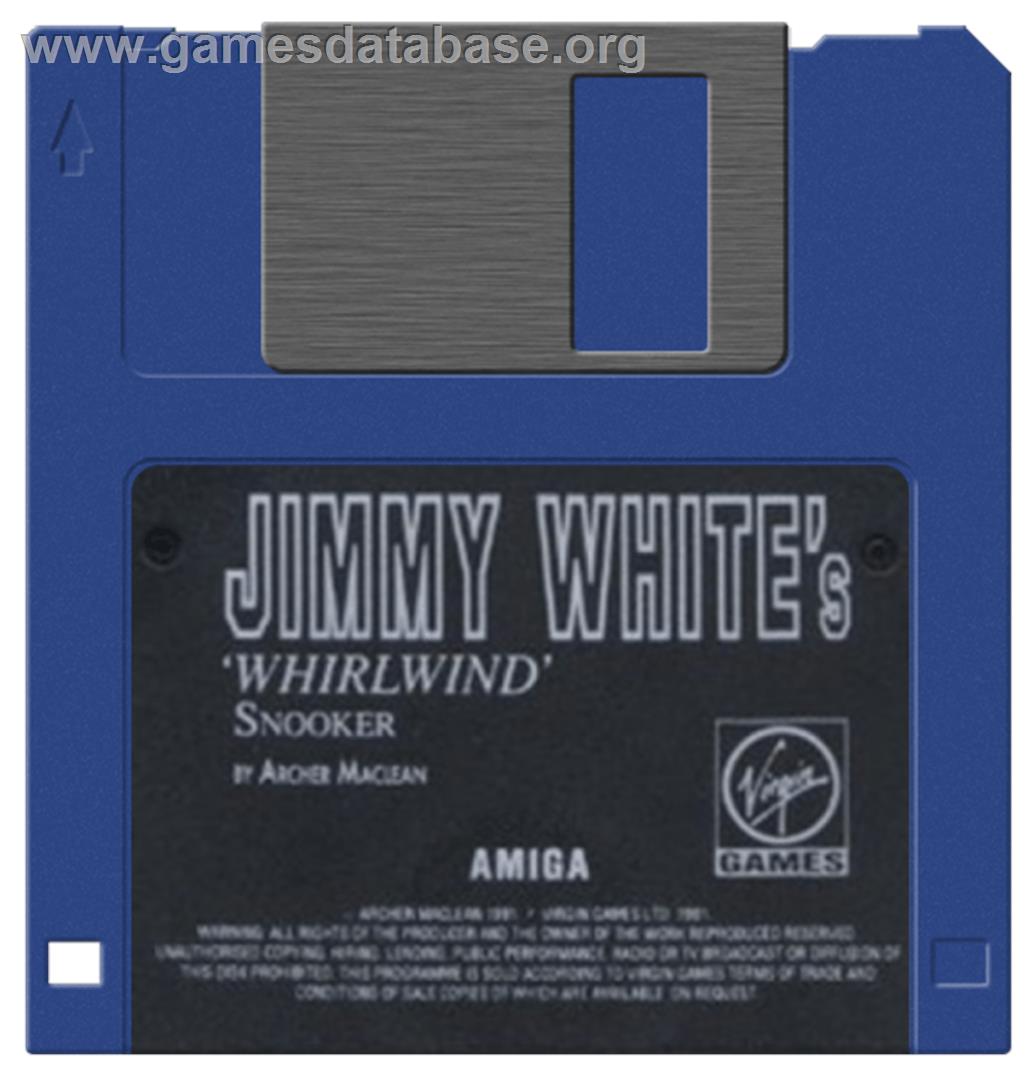 Jimmy White's Whirlwind Snooker - Commodore Amiga - Artwork - Disc