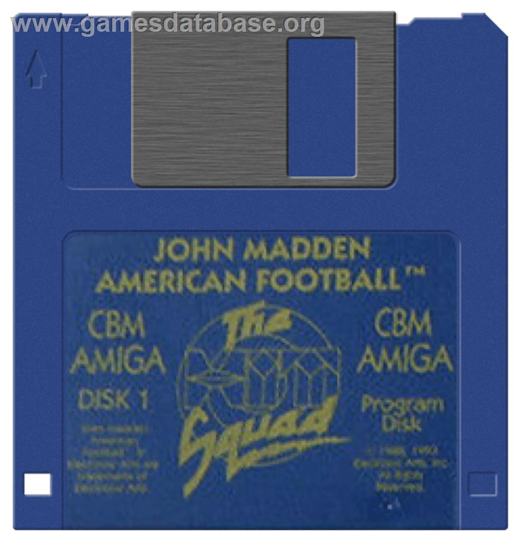 John Madden Football - Commodore Amiga - Artwork - Disc