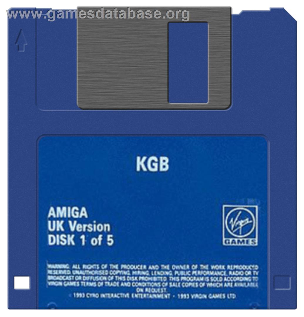 KGB - Commodore Amiga - Artwork - Disc