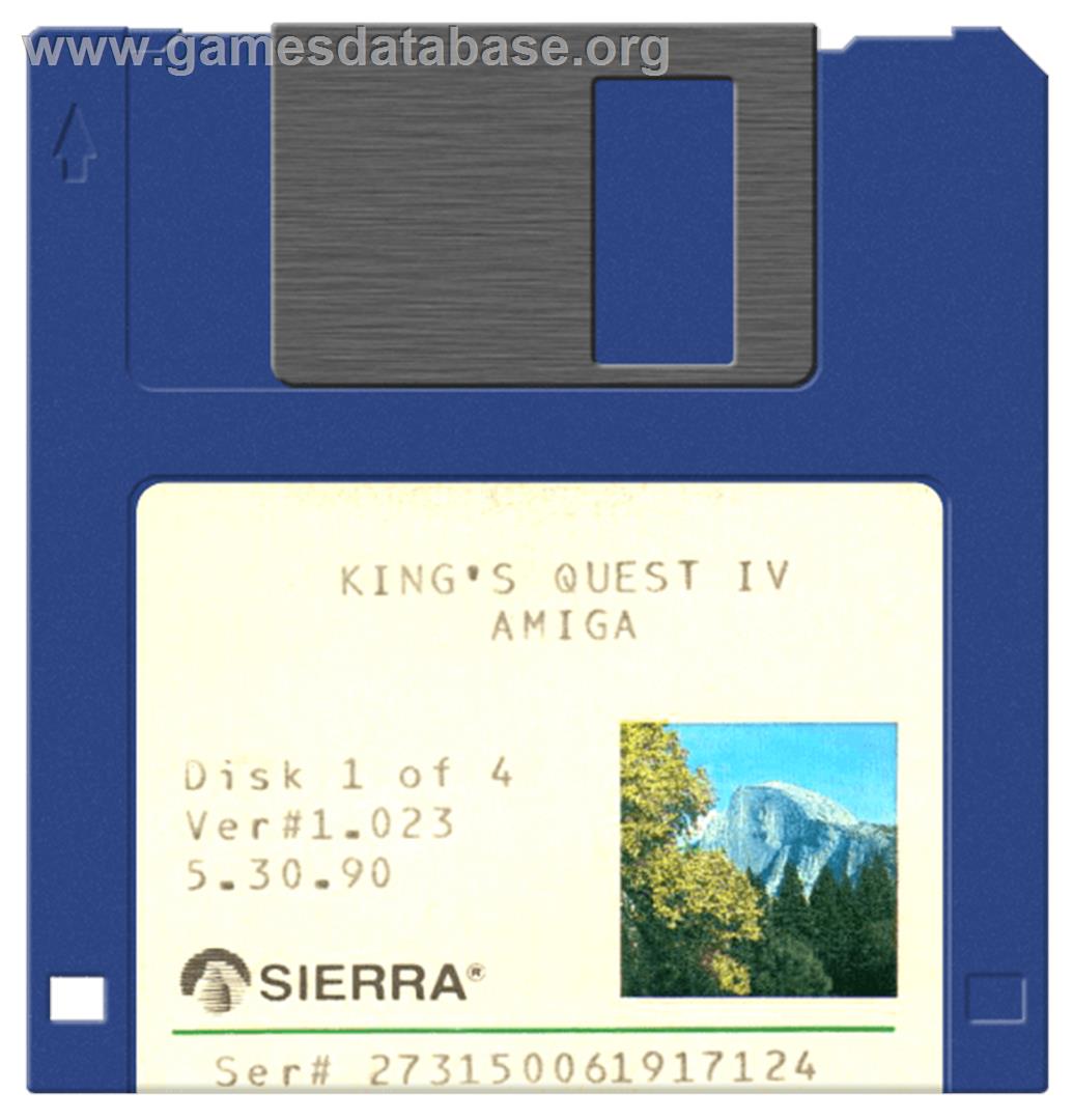 King's Quest IV: The Perils of Rosella - Commodore Amiga - Artwork - Disc