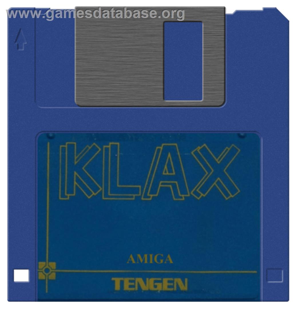 Klax - Commodore Amiga - Artwork - Disc