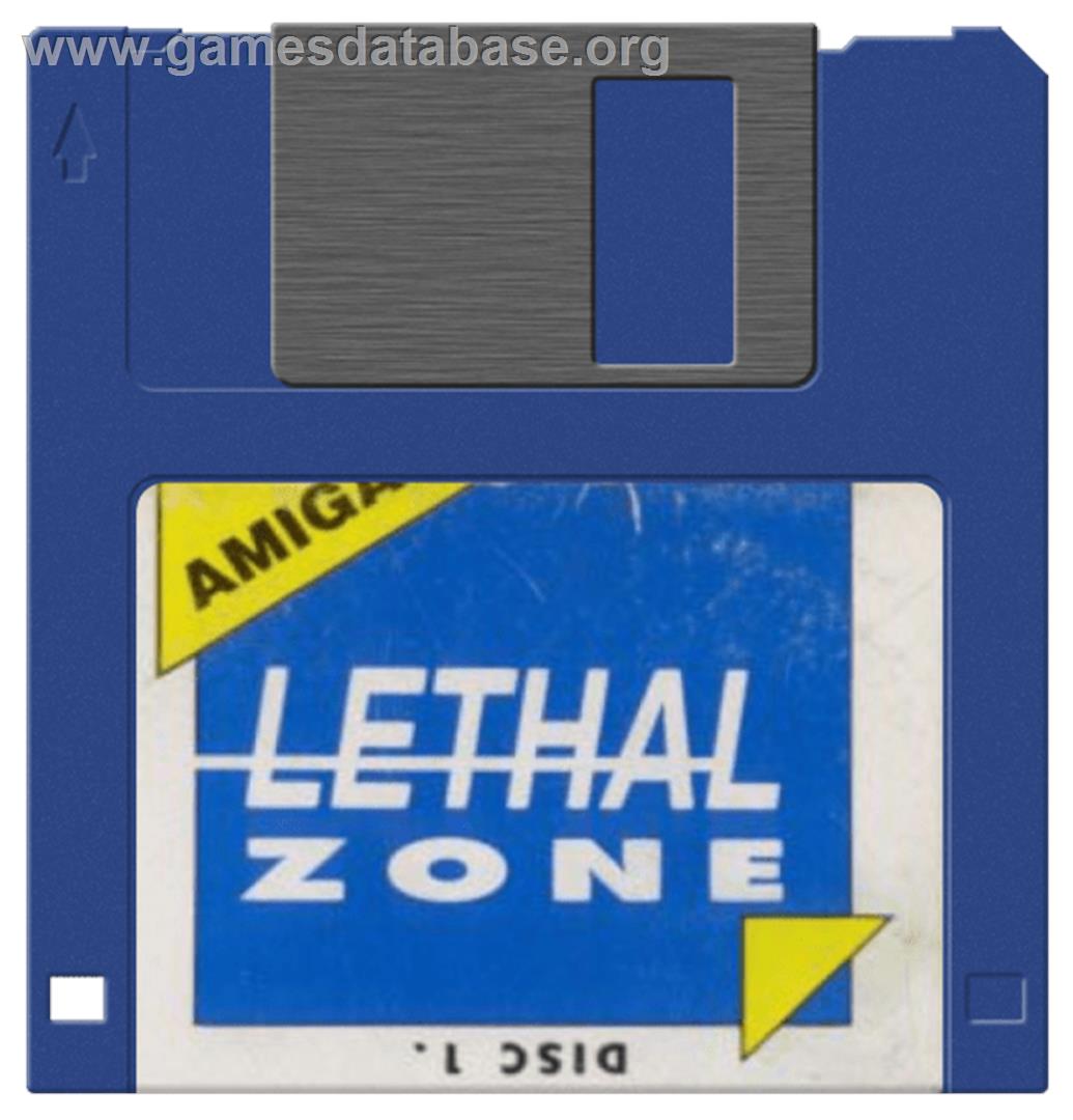 Lethal Zone - Commodore Amiga - Artwork - Disc