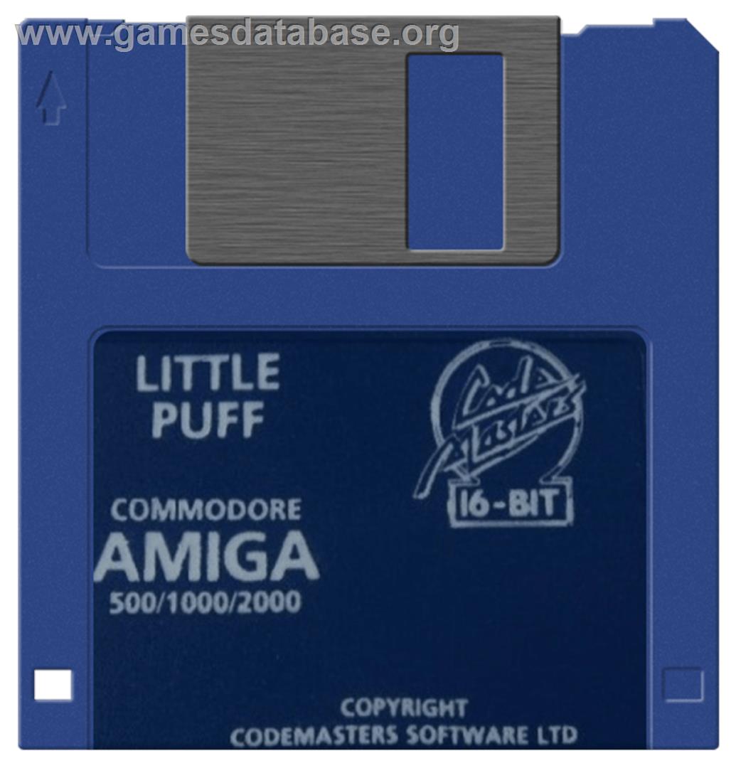 Little Puff in Dragonland - Commodore Amiga - Artwork - Disc