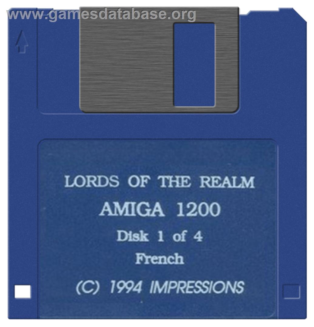 Lords of the Realm - Commodore Amiga - Artwork - Disc