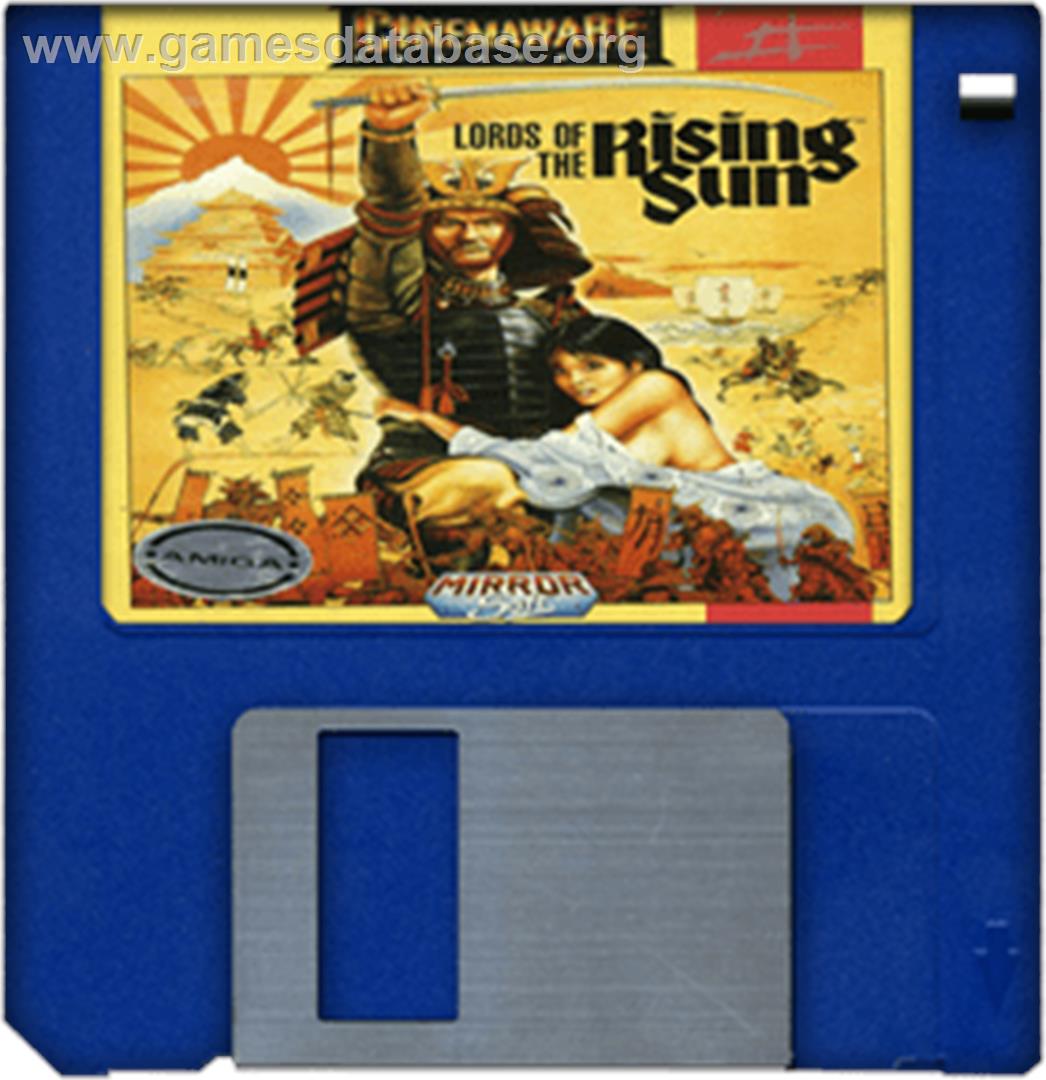 Lords of the Rising Sun - Commodore Amiga - Artwork - Disc