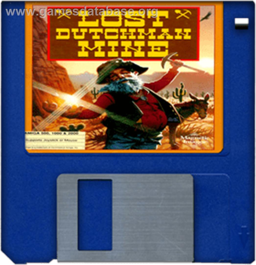 Lost Dutchman Mine - Commodore Amiga - Artwork - Disc