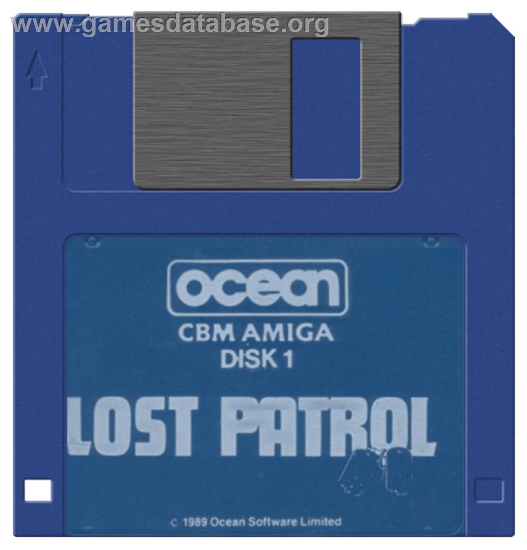 Lost Patrol - Commodore Amiga - Artwork - Disc