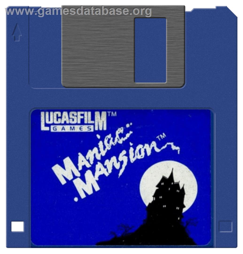 Maniac Mansion - Commodore Amiga - Artwork - Disc