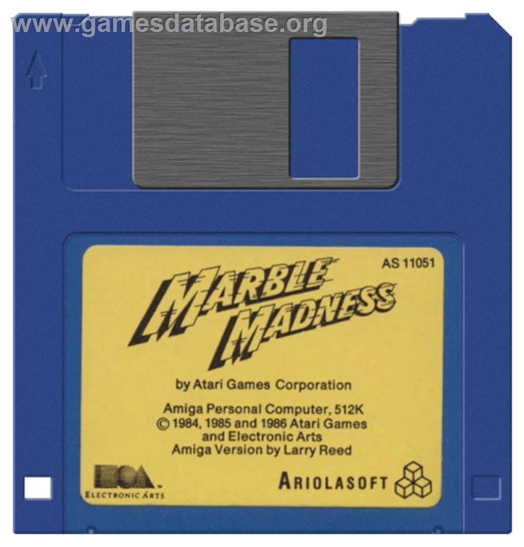 Marble Madness - Commodore Amiga - Artwork - Disc