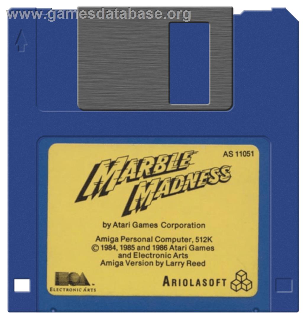 Marble Madness - Commodore Amiga - Artwork - Disc
