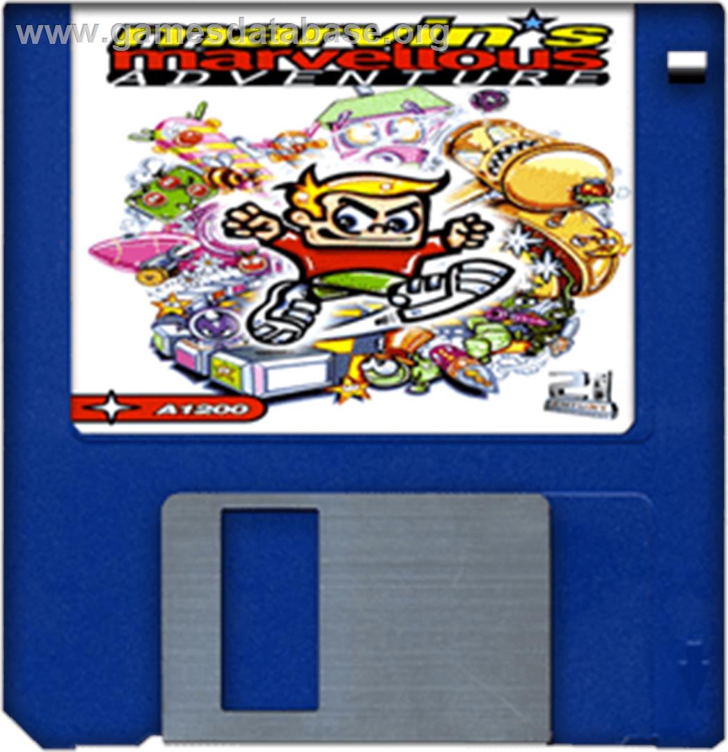 Marvin's Marvellous Adventure - Commodore Amiga - Artwork - Disc