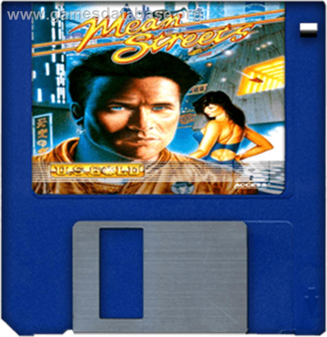 Mean Streets - Commodore Amiga - Artwork - Disc