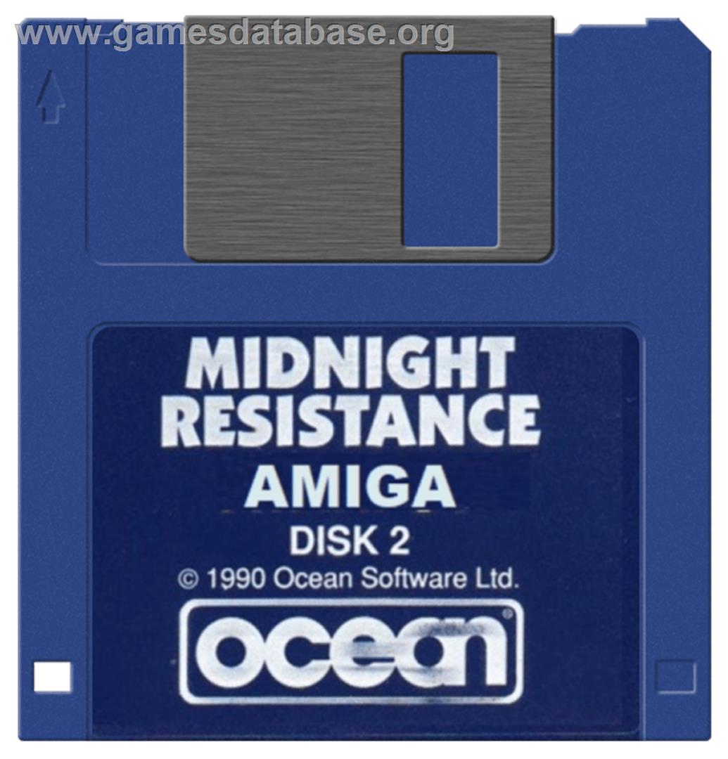 Midnight Resistance - Commodore Amiga - Artwork - Disc