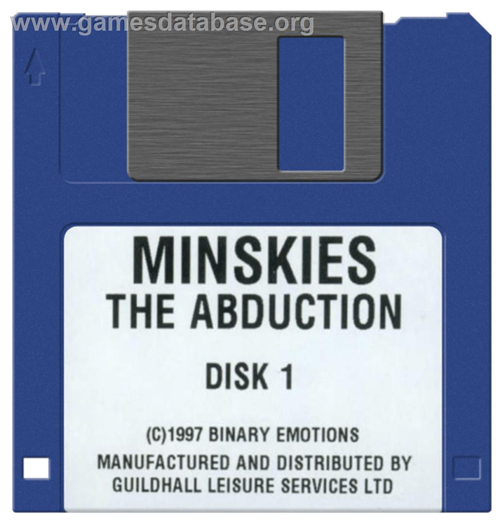 Minskies: The Abduction - Commodore Amiga - Artwork - Disc