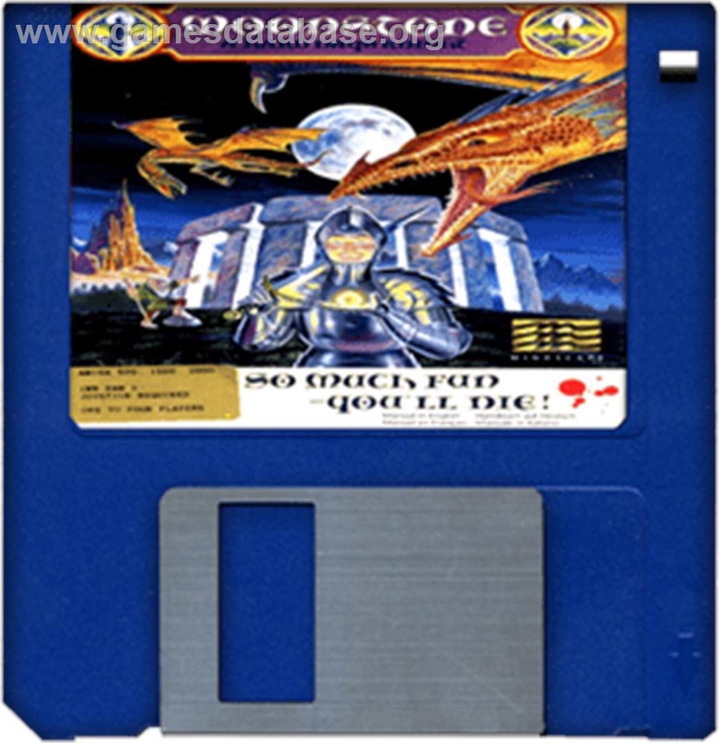 Moonstone: A Hard Days Knight - Commodore Amiga - Artwork - Disc