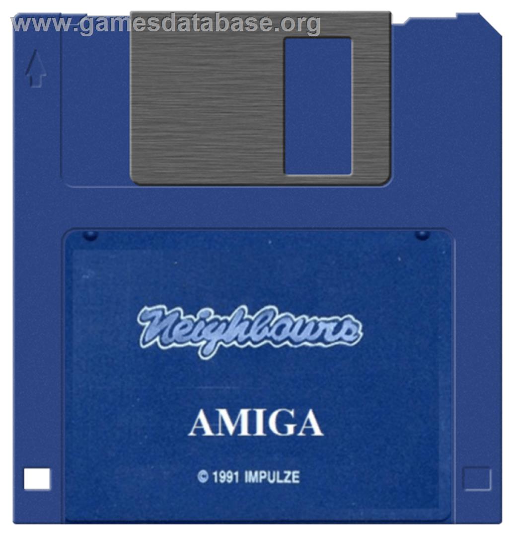 Neighbours - Commodore Amiga - Artwork - Disc