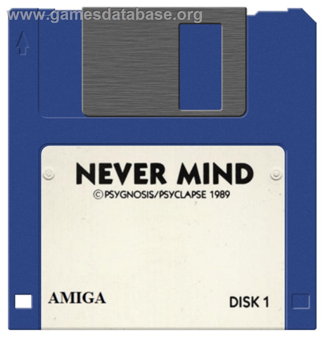 Never Mind - Commodore Amiga - Artwork - Disc