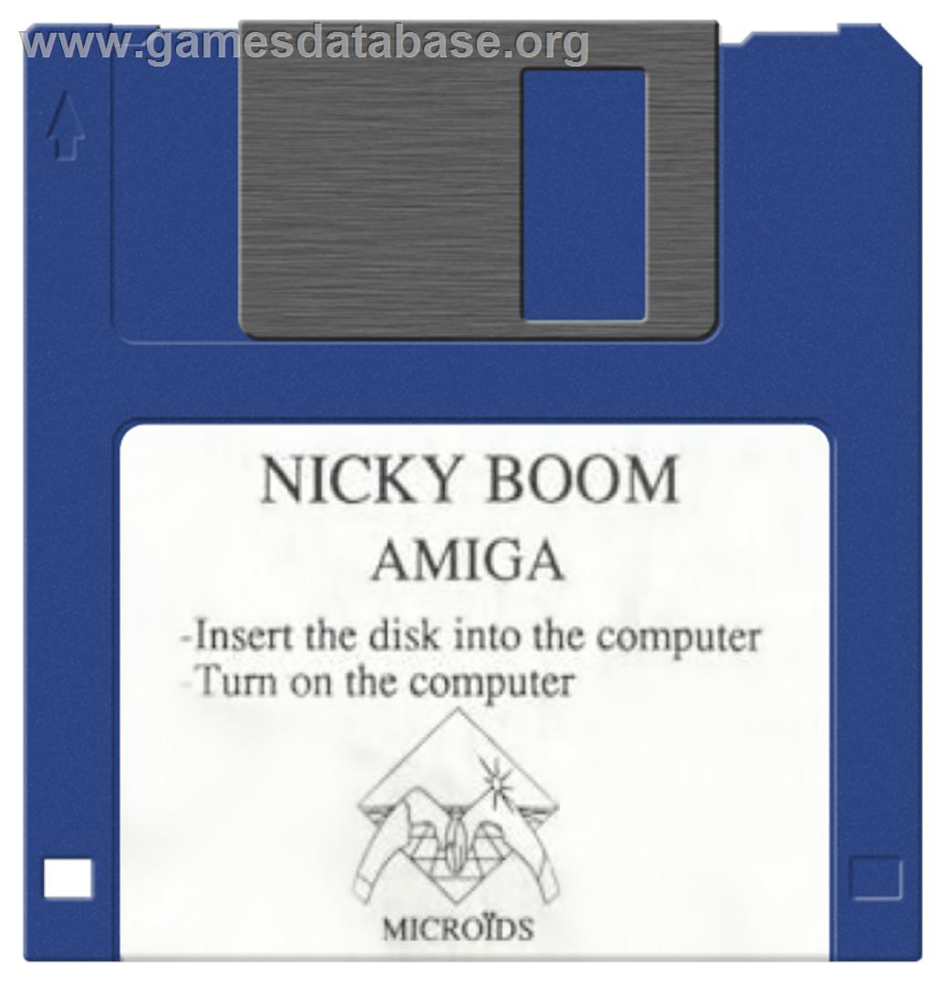 Nicky Boom - Commodore Amiga - Artwork - Disc