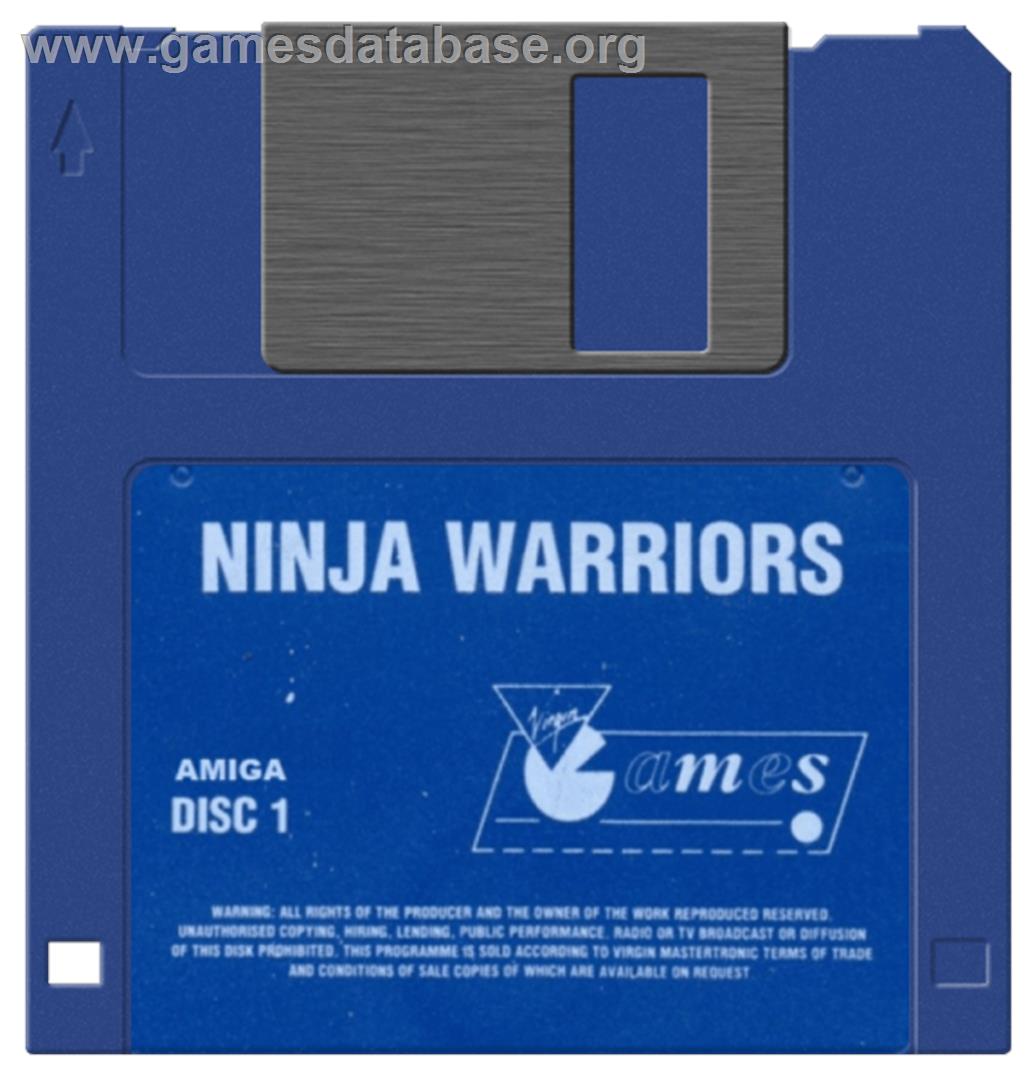 Ninja Warriors, The - Commodore Amiga - Artwork - Disc