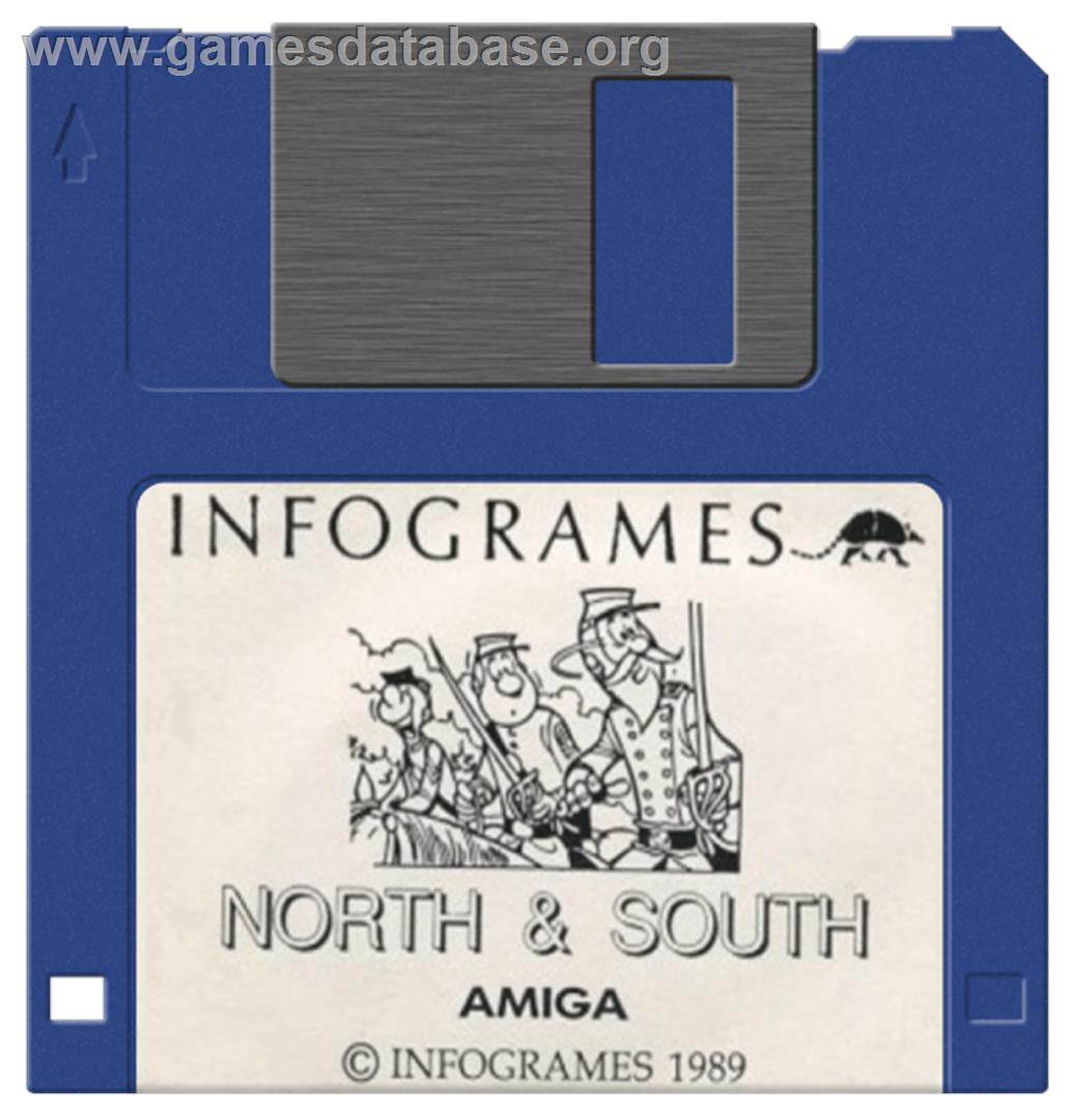 North & South - Commodore Amiga - Artwork - Disc