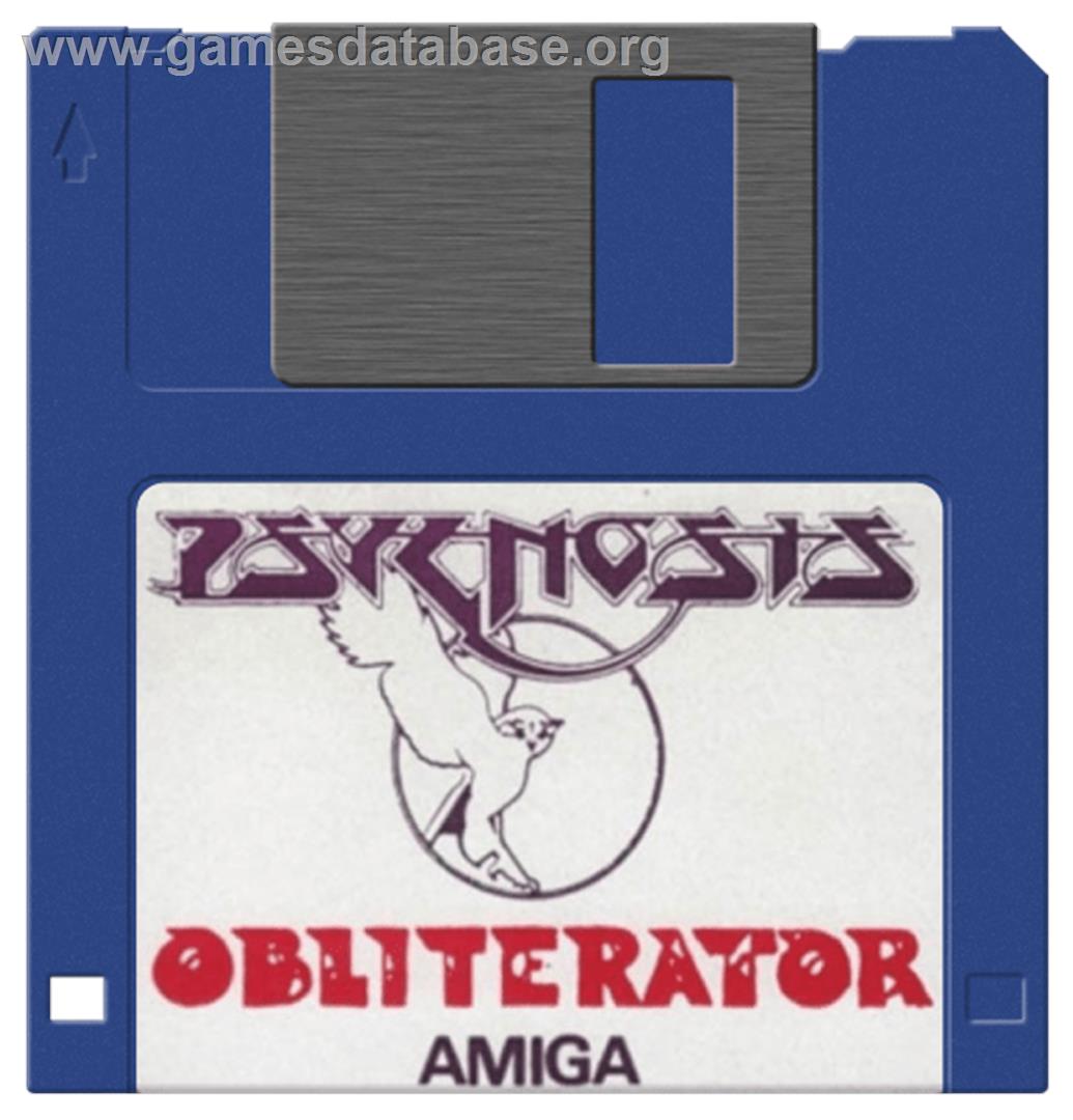Obliterator - Commodore Amiga - Artwork - Disc