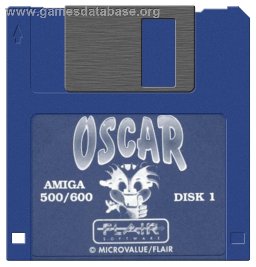 Oscar - Commodore Amiga - Artwork - Disc
