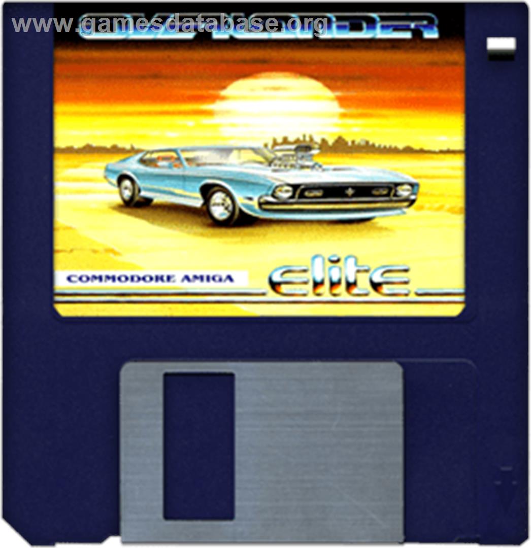 Overlander - Commodore Amiga - Artwork - Disc
