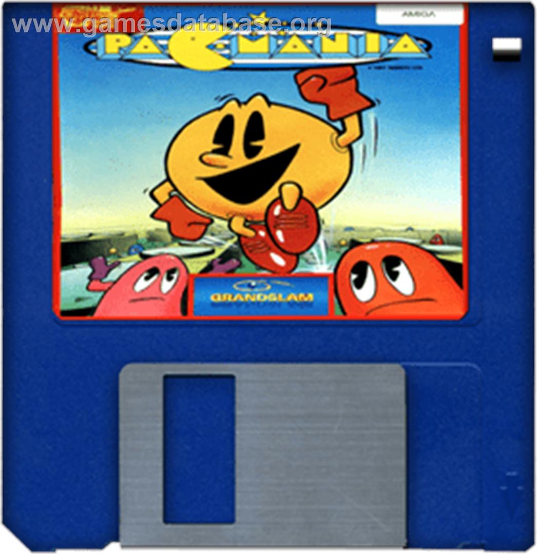 Pac-Mania - Commodore Amiga - Artwork - Disc