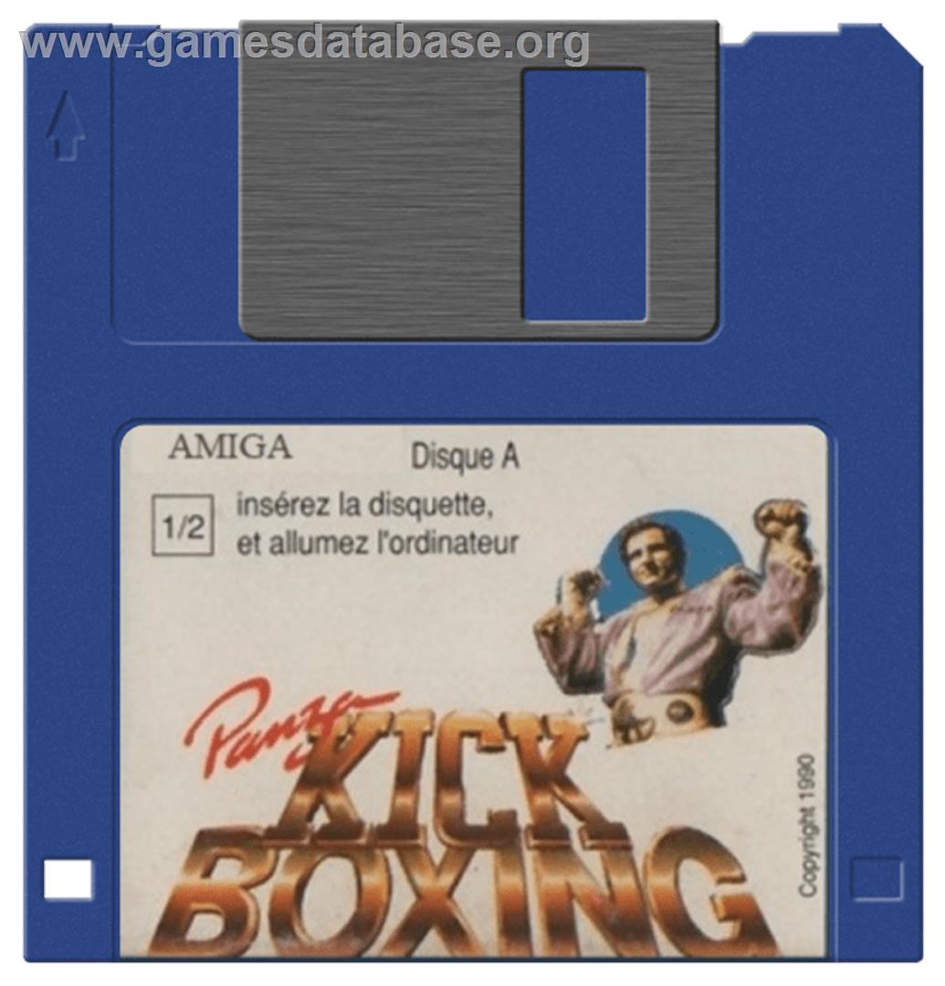 Panza Kick Boxing - Commodore Amiga - Artwork - Disc