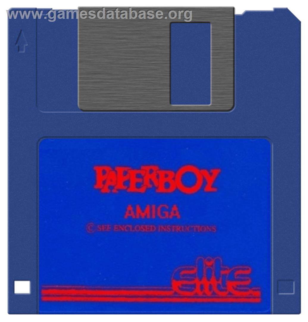 Paperboy - Commodore Amiga - Artwork - Disc