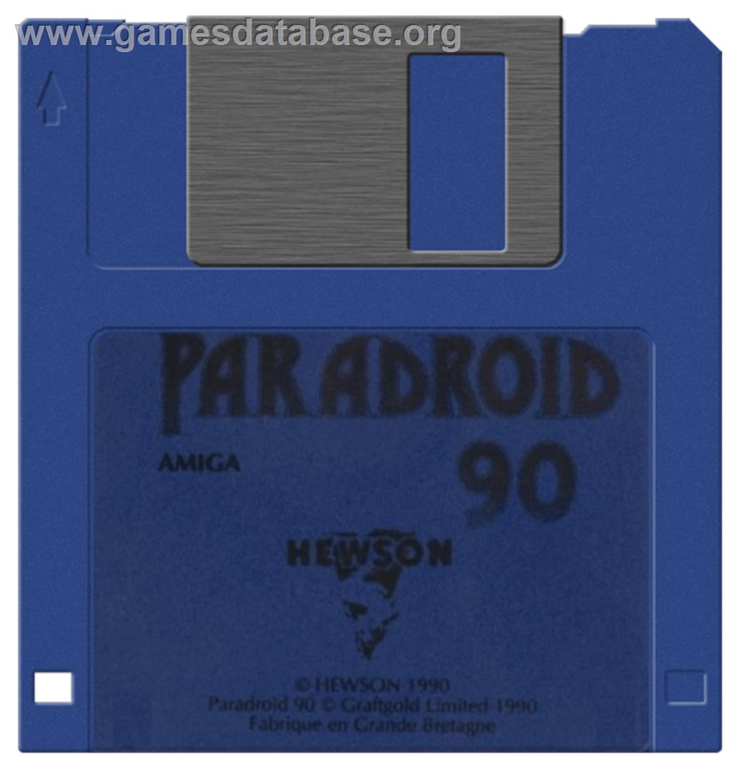 Paradroid 90 - Commodore Amiga - Artwork - Disc