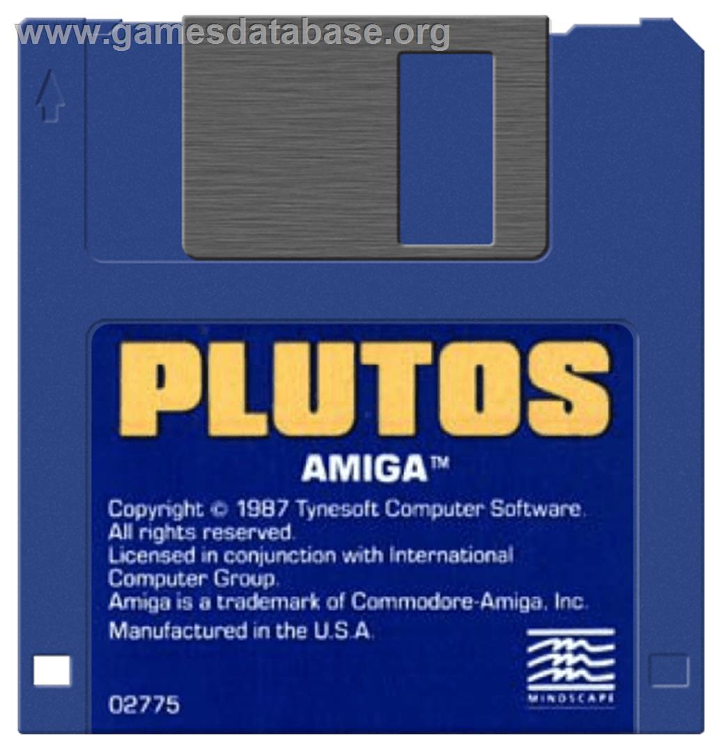 Plutos - Commodore Amiga - Artwork - Disc