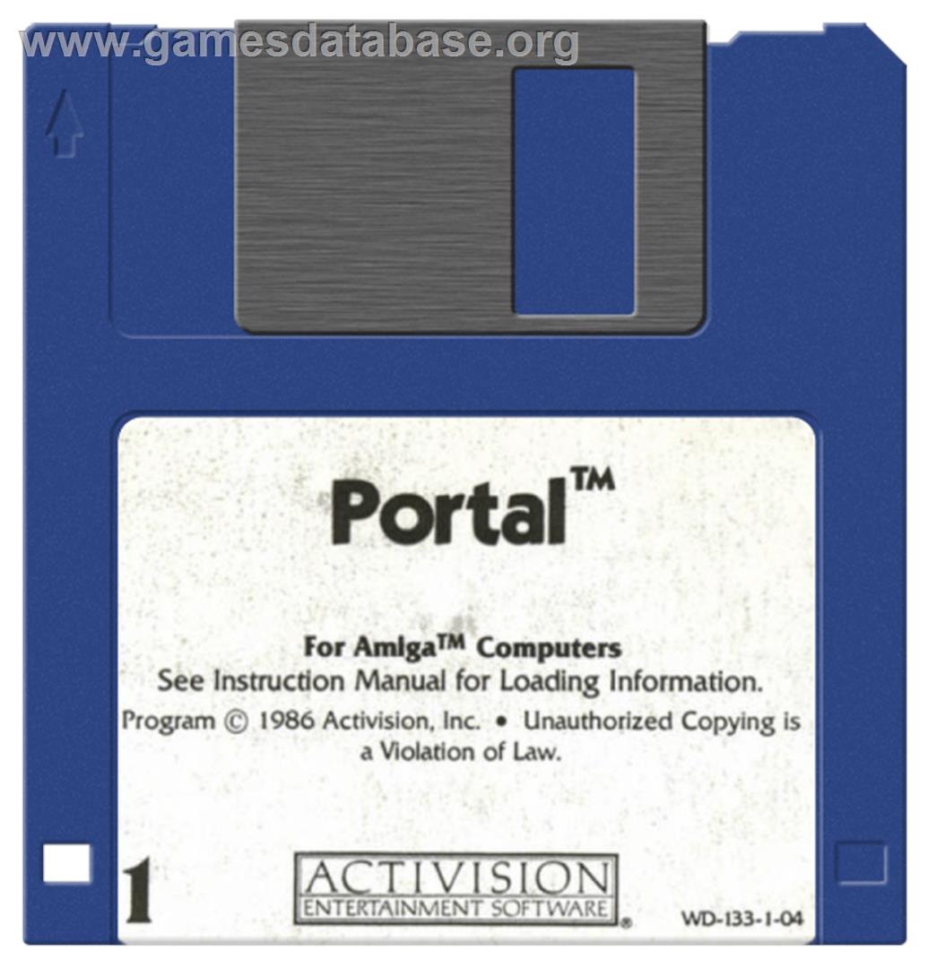 Portal - Commodore Amiga - Artwork - Disc
