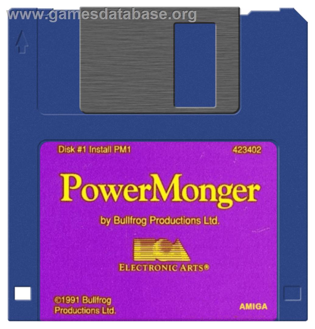 Powermonger - Commodore Amiga - Artwork - Disc