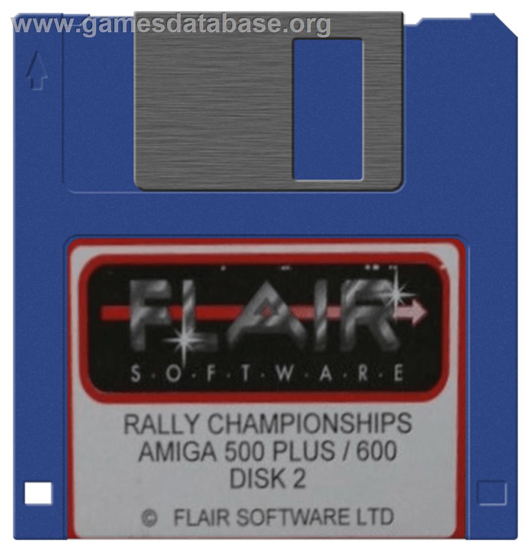 Rally Championships - Commodore Amiga - Artwork - Disc