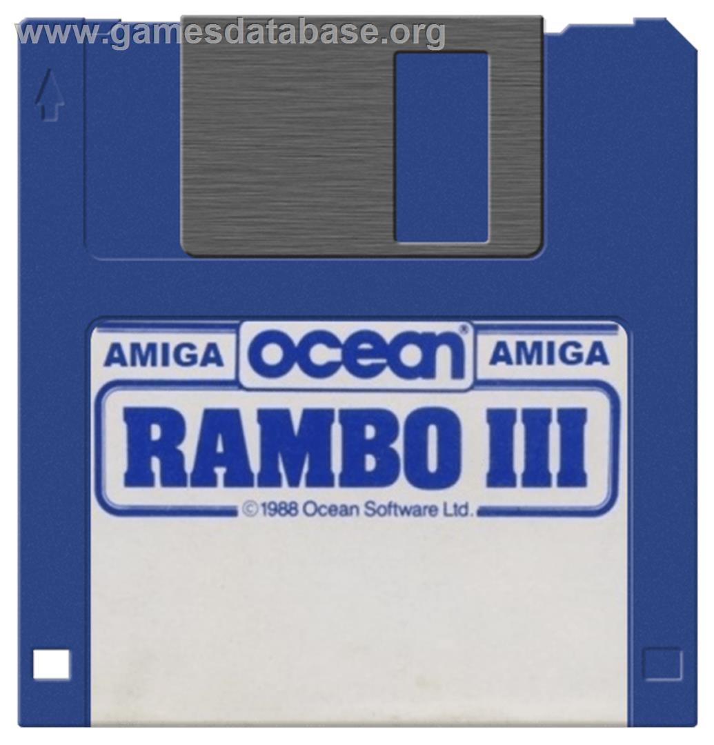 Rambo III - Commodore Amiga - Artwork - Disc