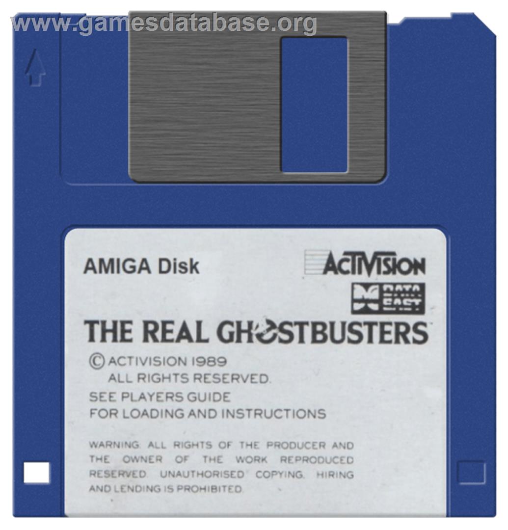 Real Ghostbusters, The - Commodore Amiga - Artwork - Disc