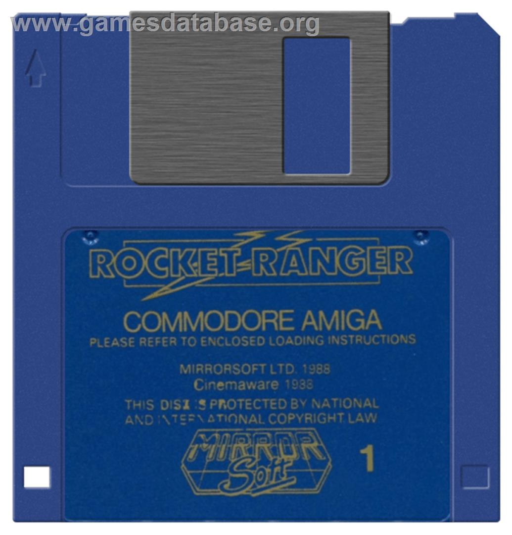 Rocket Ranger - Commodore Amiga - Artwork - Disc