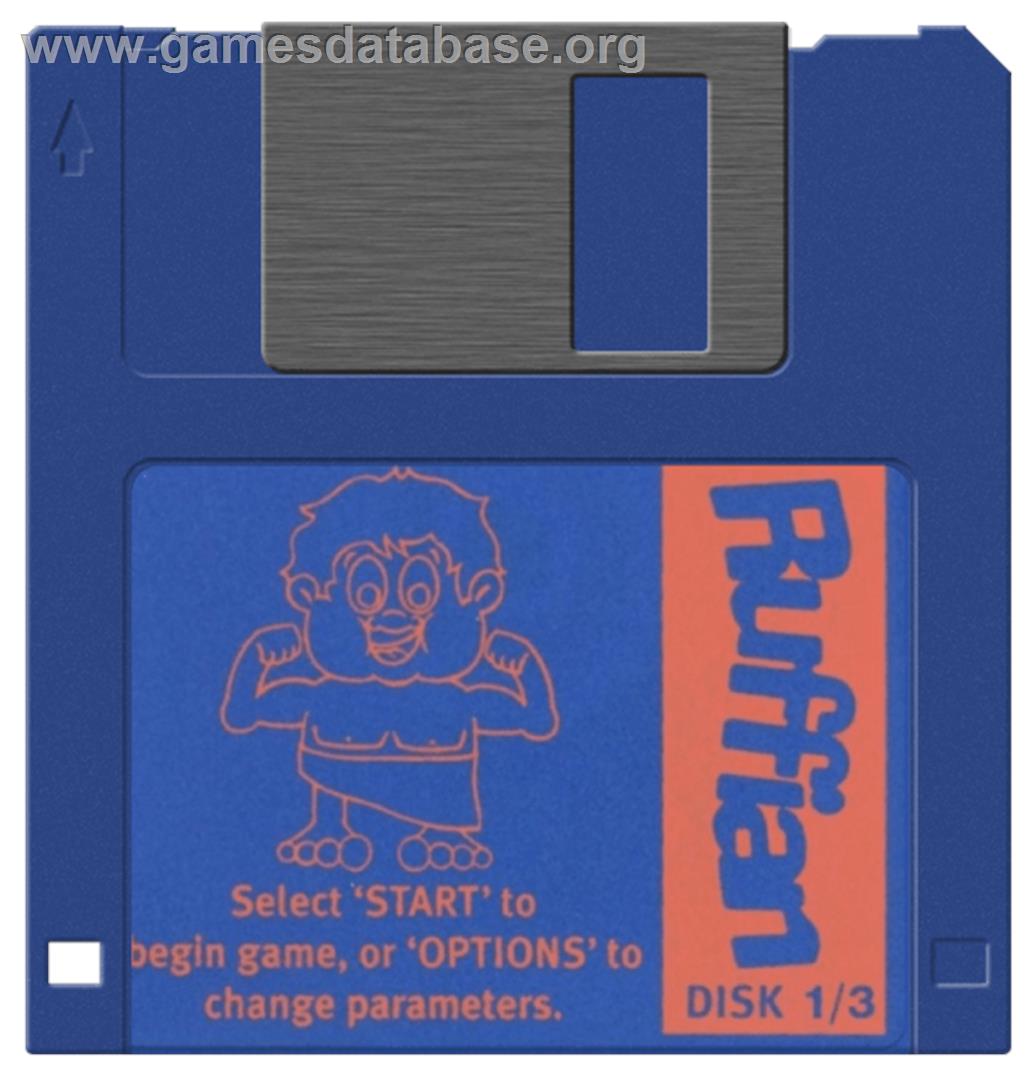 Ruffian - Commodore Amiga - Artwork - Disc