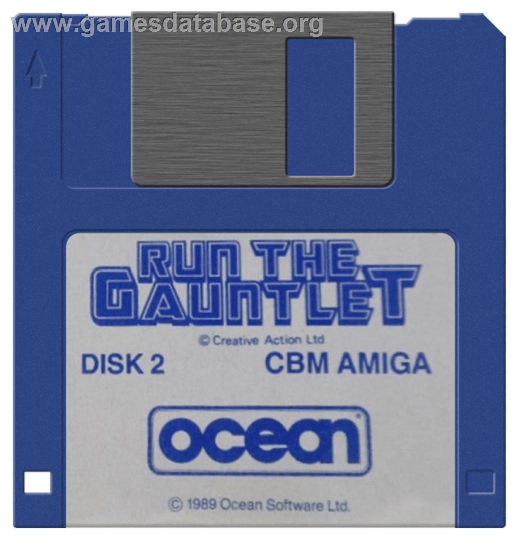 Run the Gauntlet - Commodore Amiga - Artwork - Disc