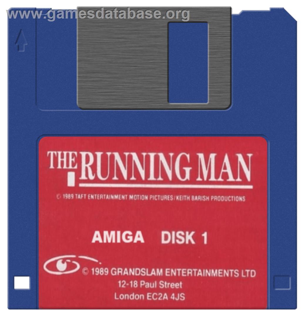 Running Man - Commodore Amiga - Artwork - Disc
