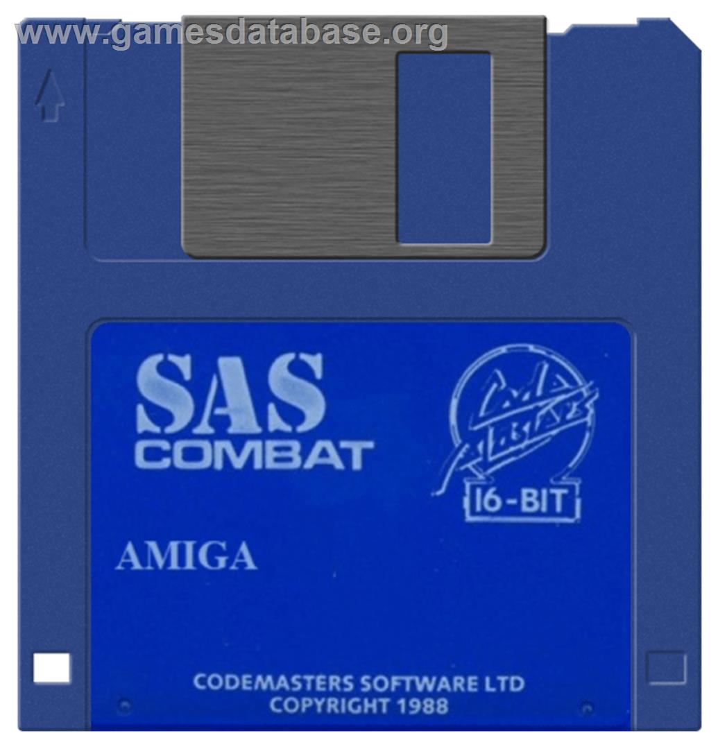 SAS Combat Simulator - Commodore Amiga - Artwork - Disc