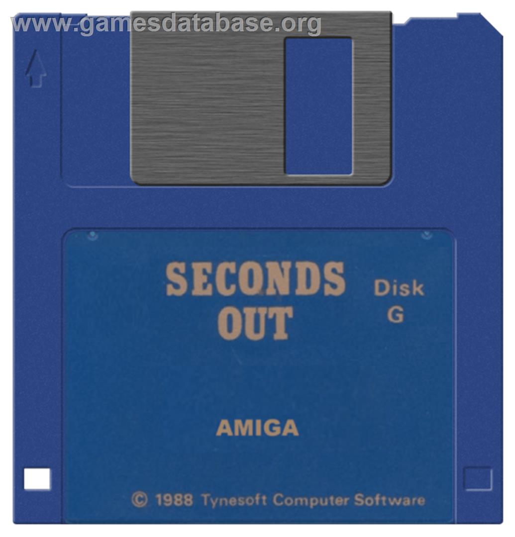 Seconds Out - Commodore Amiga - Artwork - Disc