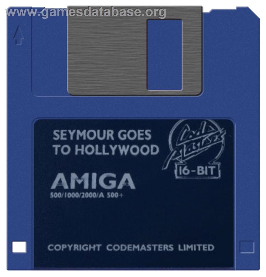 Seymour Goes to Hollywood - Commodore Amiga - Artwork - Disc