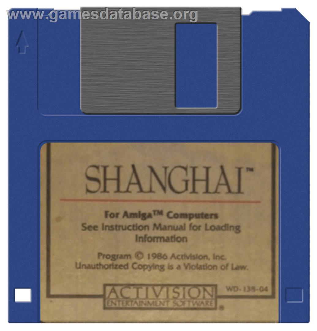 Shanghai - Commodore Amiga - Artwork - Disc