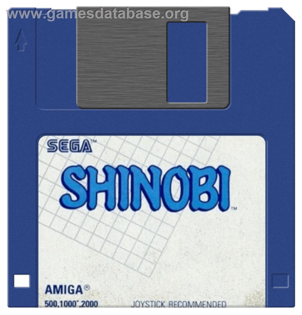 Shinobi - Commodore Amiga - Artwork - Disc
