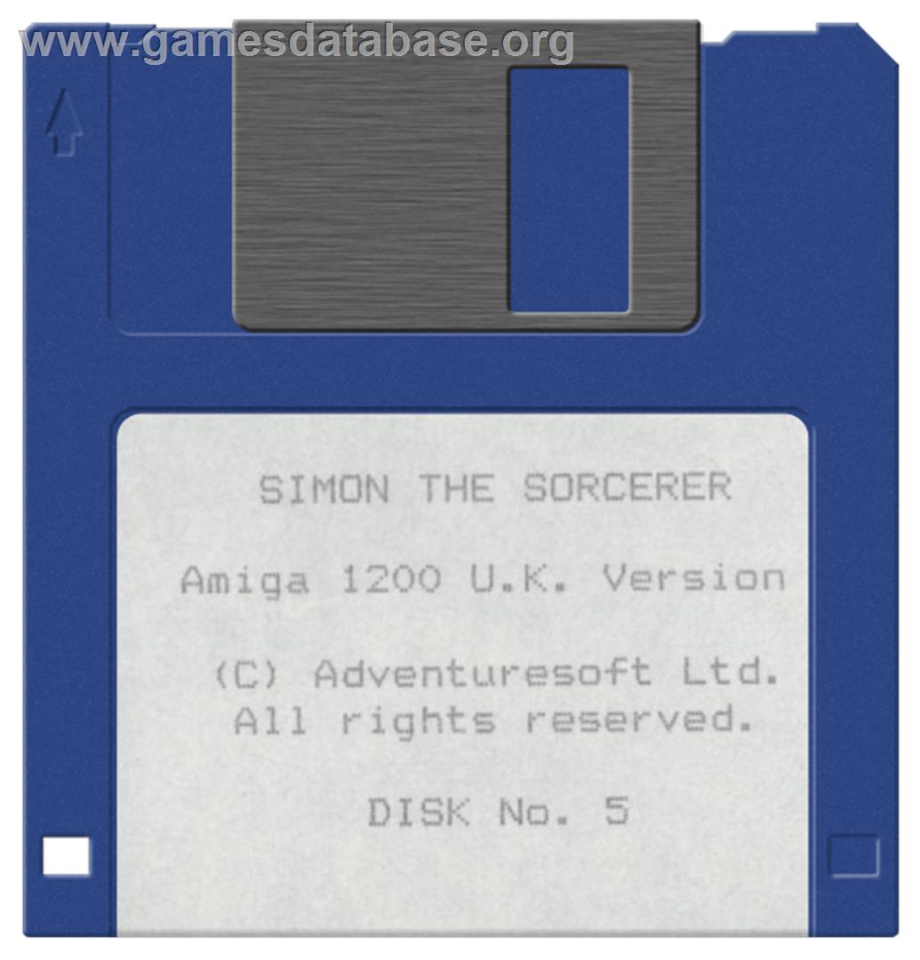 Simon the Sorcerer - Commodore Amiga - Artwork - Disc